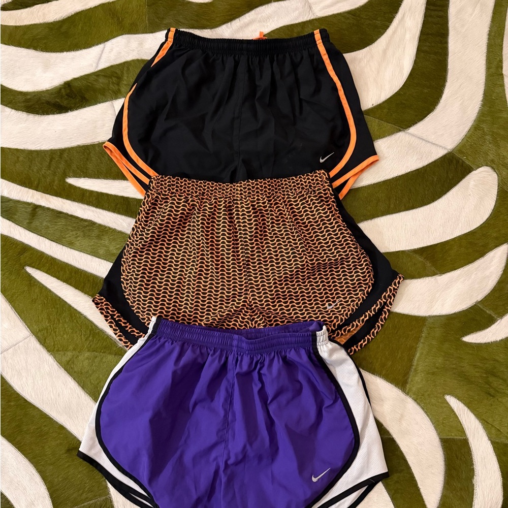 Nike Dri-FIT Shorts Set - Purple and Orange